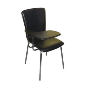 Black Study Chair with Writing Pad for Institutions