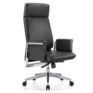 Leatherette High Back Executive Office Chair with Armrest