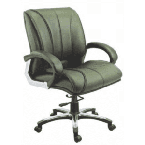 Mid Back High Cushion Executive Chair in Black Color
