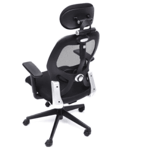 High Back Ergonomic Mesh Office Chair with Center Tilt Mechanism | Adjustable Lumbar Support, Arms & Height