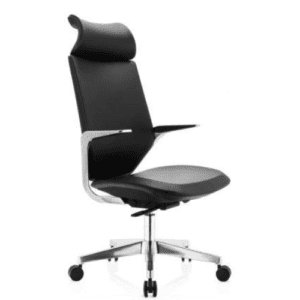 Ergonomic High Back Sleek Design Office Mesh Chair in Black