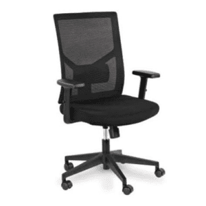 Ergonomic Black Medium Back Mesh Fabric Office Chair