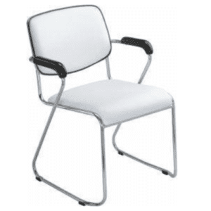 Home Visitor chair in White Color