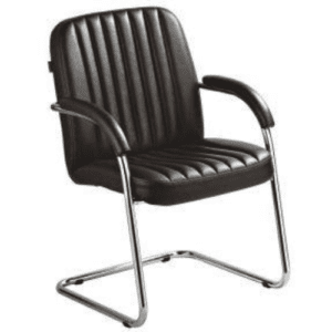 Cantilever chair with arms