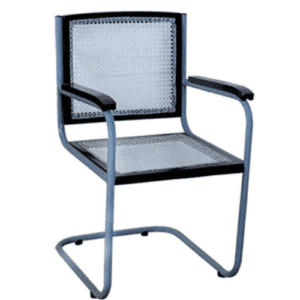 Net Seat Metal Visitor Chair for Office