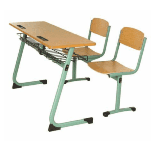 2 Seater Compact Classroom Bench