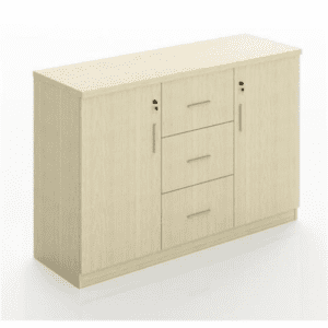 File Cabinet with Storage & Lock