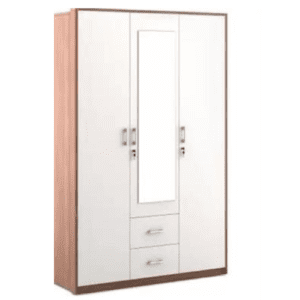 3 Door Wardrobe with Mirror and Drawers