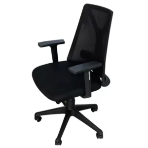Adjustable Mid Back Office Conference Chair in Black Color