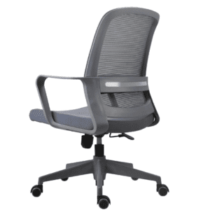  Medium Back Ergonomic Chair in Grey Color