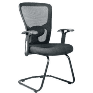 Butterfly Mesh Back Visitor Chair in Black For Office
