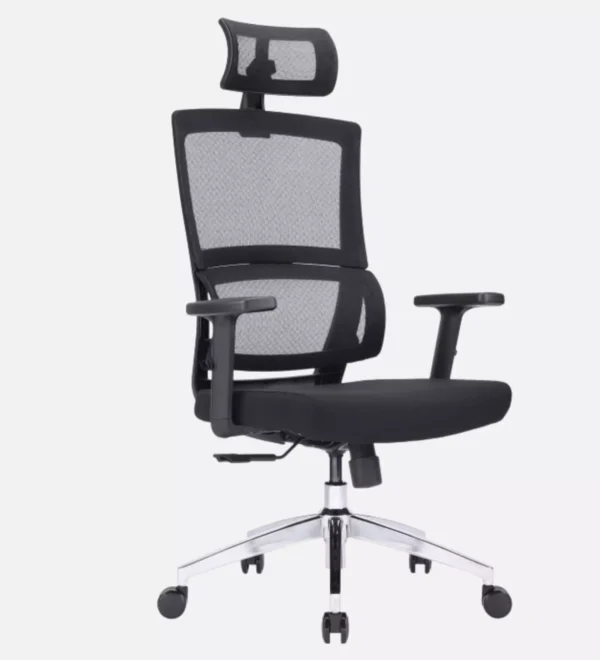 mesh executive chair in black