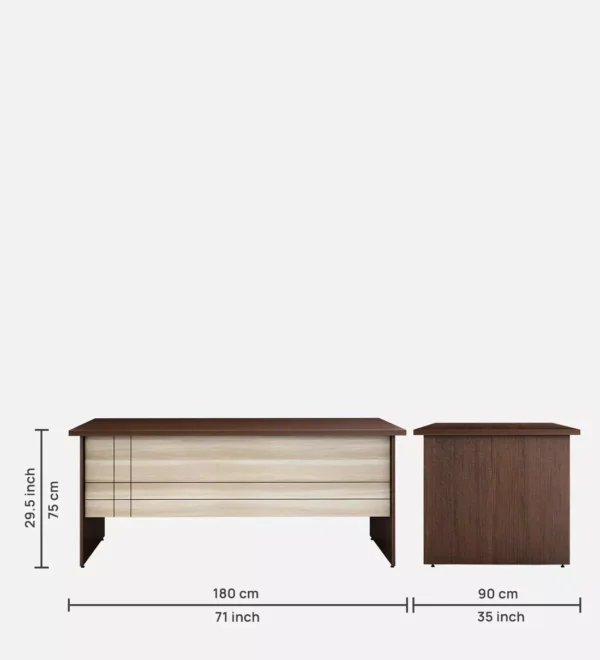 Engineered Wood Executive Table dimensions