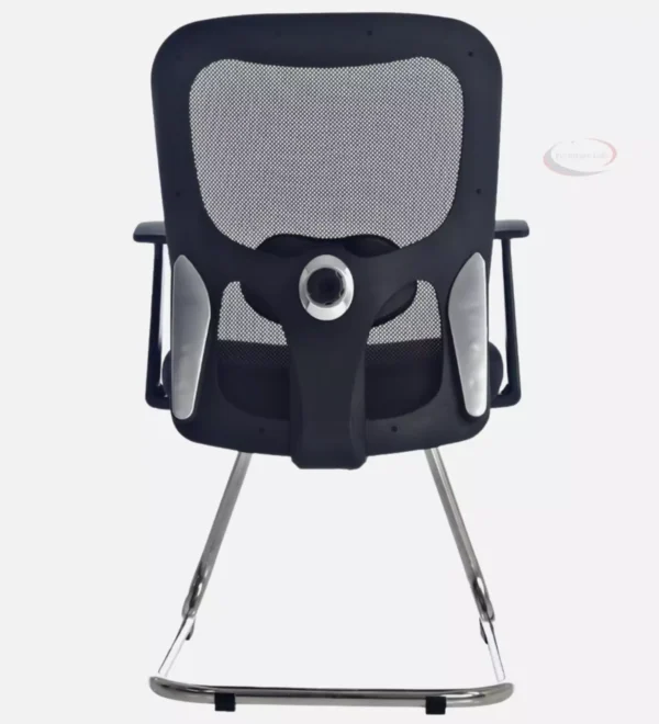 Mesh Cantilever Chair in Black