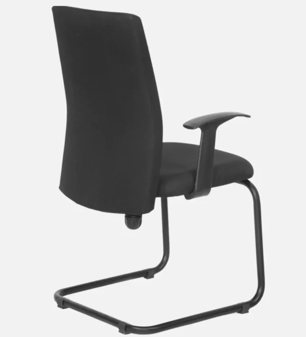 Fabric Cantilever Chair in Black