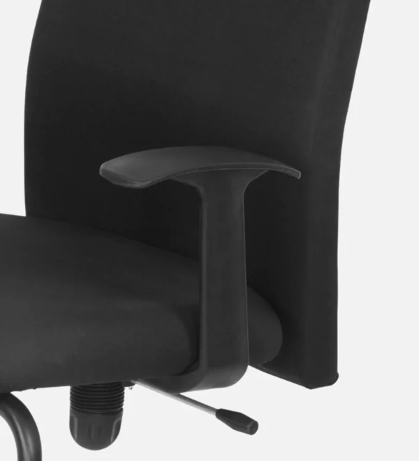Fabric Cantilever Chair in Black